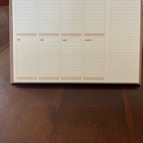 Erin Condren Bundle: vegan leather weekly planner, 3 Snap in Dashboards, pouch - Picture 5 of 16